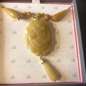 CAbi Cream Pendant Necklace